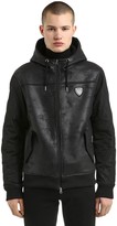 Thumbnail for your product : Ea7 Emporio Armani Hooded Faux Shearling & Nylon Jacket