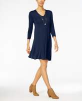 Thumbnail for your product : Style&Co. Style & Co V-Neck Swing Dress, Created for Macy's