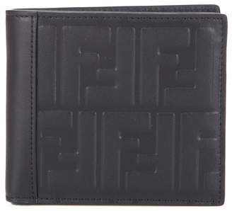 Fendi Logo Embossed Wallet