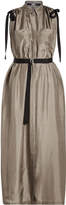 Thumbnail for your product : Karl Lagerfeld Paris Silk Maxi Shirt Dress