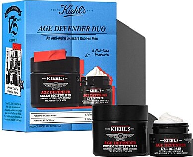 Kiehl's Age Defender Duo Face Moisturizer and Eye Cream Set for Men