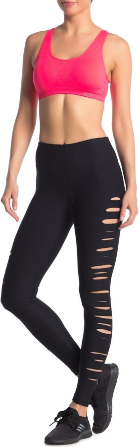 90 Degree By Reflex Ecolink Micro Rib Elastic-free High Rise Ankle Leggings  - ShopStyle
