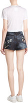 Thumbnail for your product : Valentino Denim Shorts with Embroidered Butterflies