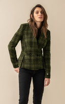 Thumbnail for your product : Soia & Kyo AERIN fit and flare wool blazer with box pleats