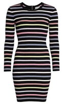 Thumbnail for your product : Milly Multi-Stripe Knit Bodycon Dress