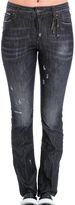 Thumbnail for your product : DSQUARED2 Black L.a. Chain Trim Black Jeans