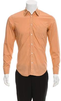 Maison Margiela Woven Button-Up Shirt