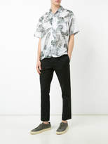 Thumbnail for your product : Oamc feather print shortsleeved shirt
