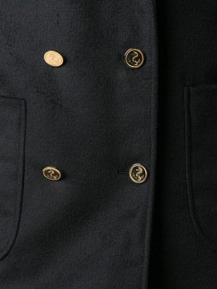 Thom Browne Double-Breasted Zibeline Sack Jacket
