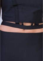 Thumbnail for your product : Missy Empire Larisa Black Bandage Cut Out Co-ord