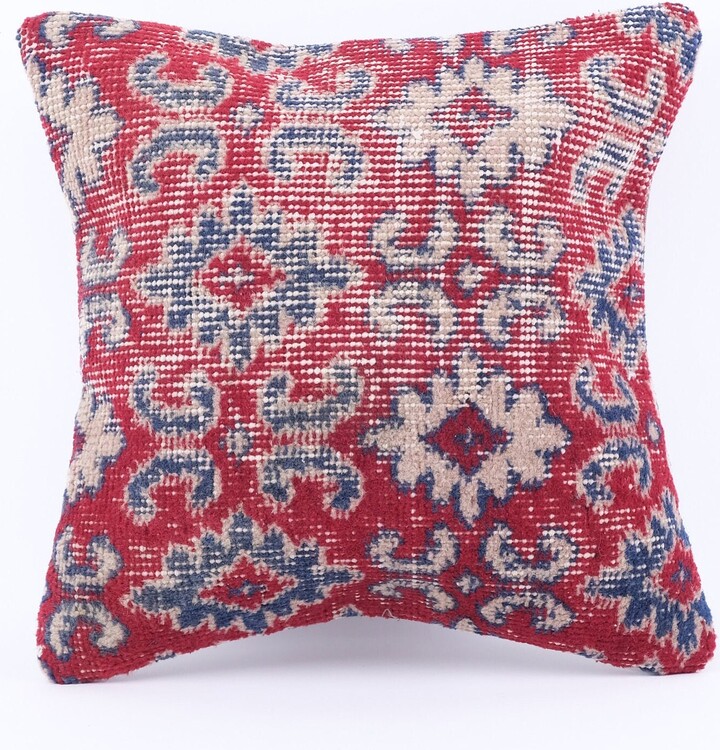 Kilim Pillow Cover, Turkish Moroccan Persian Bohemian Southwestern Rug Cushion Cover