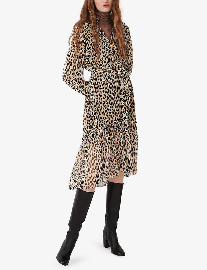 Maje leopard print dress Clearance