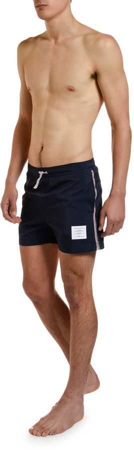 thom browne swim trunks