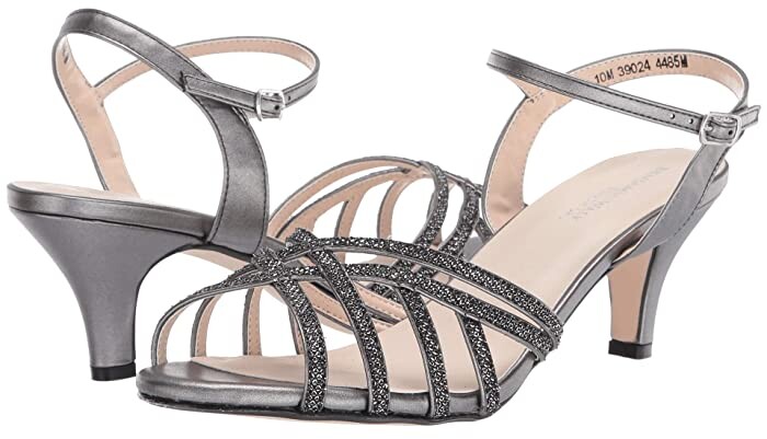 Pewter Evening Shoe | Shop the world's largest collection of fashion |  ShopStyle