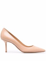 Thumbnail for your product : Francesco Russo Mid-Heel Leather Pumps