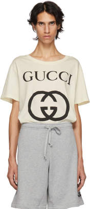 Gucci White New Logo T-Shirt