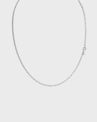 Tamara Comolli 18k White Gold Belcher Chain Necklace, 2.8mm
