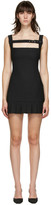 Thumbnail for your product : Coperni Black Buckle Pleat Dress