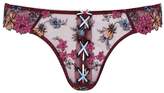 Thumbnail for your product : Agent Provocateur Bluebelle Thong In Burgundy