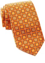 Thumbnail for your product : Hickey Freeman Medium Geo Silk Tie