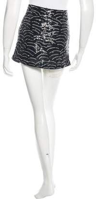 Gryphon Silk Embellished Skirt