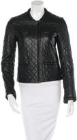 Thumbnail for your product : Maje Quilted Leather Jacket
