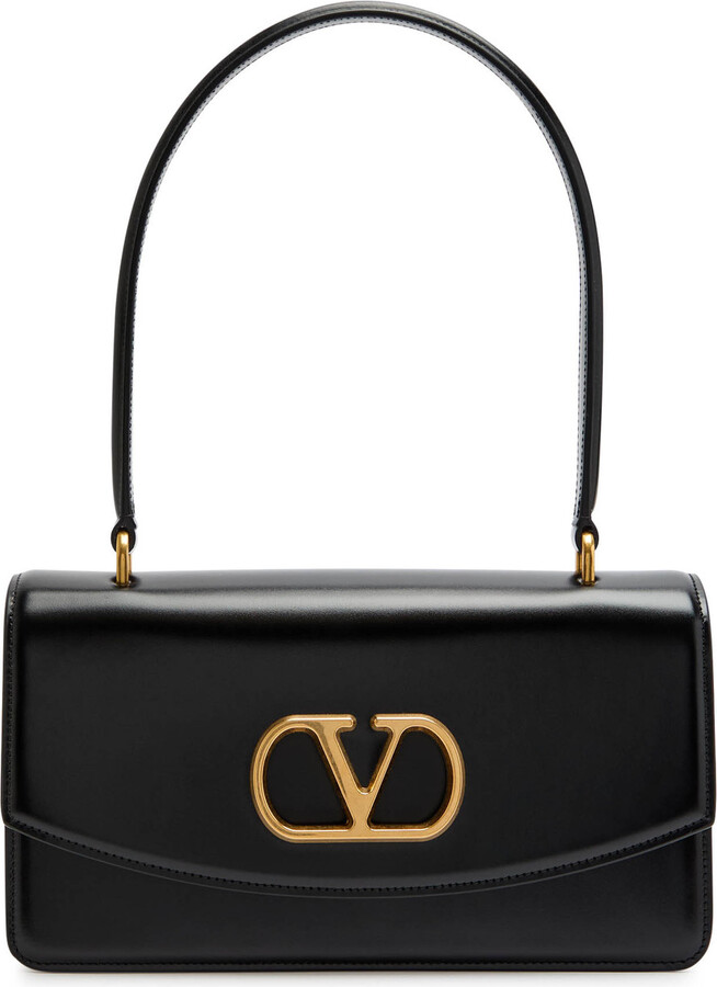 Valentino Garavani Vain Vlogo Leather Shoulder bag