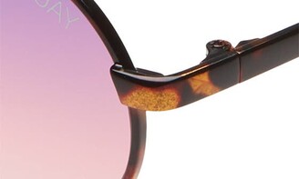 Quay Heartbreaker 55mm Tinted Heart Sunglasses