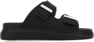 Alexander McQueen Logo Engraved Flatform Sandals