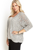 Thumbnail for your product : Forever 21 FOREVER 21+ Heathered Open-Knit Cardigan