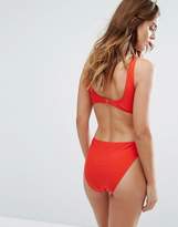 Thumbnail for your product : Playful Promises Cut Out Red Swimsuit