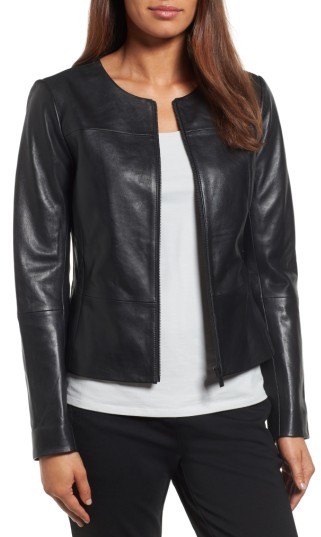 Women's Emerson Rose Peplum Leather Jacket - ShopStyle Clothes and Shoes