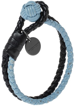 Bottega Veneta Men's Intrecciato Nappa Double Strand Bracelet