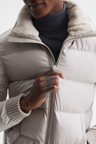 Thumbnail for your product : Reiss Faux Fur Trim Puffer Jacket