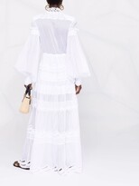 Thumbnail for your product : Ermanno Scervino Broderie Anglaise Cotton Maxi Dress