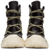 Thumbnail for your product : Rick Owens Black and White Hiking Lace-Up Boots