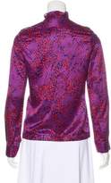 Thumbnail for your product : See by Chloe Printed Ruffle-Trimmed Top