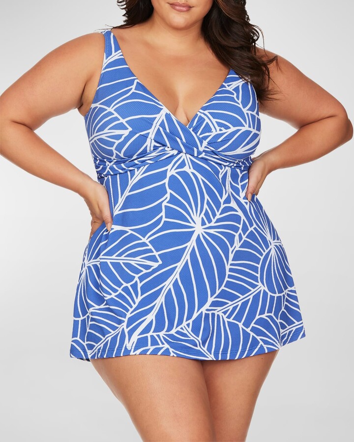 Artesands Plus Size Delacroix Swimdress ShopStyle One Piece Swimsuits