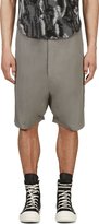 Thumbnail for your product : Rick Owens Grey Sarouel Shorts