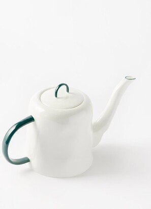 FELDSPAR Painted-handle 1l Fine China Teapot