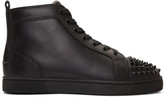 Thumbnail for your product : Christian Louboutin Black Lou Spikes High-Top Sneakers