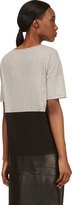 Thumbnail for your product : Alexander Wang T by Grey & Black Blocked T-Shirt