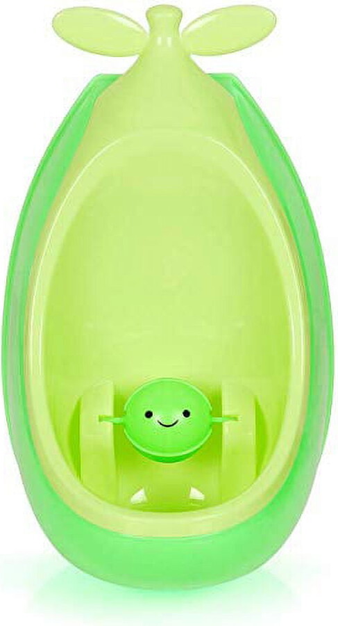 NEX Boys Green Potty-Training Urinal Aiming Target Practice Pea Design