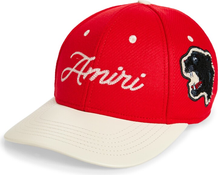 Amiri Panther Patch Two-Tone Baseball Cap