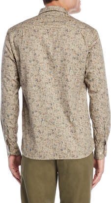 Serge Blanco Mastic Floral Button-Down Shirt
