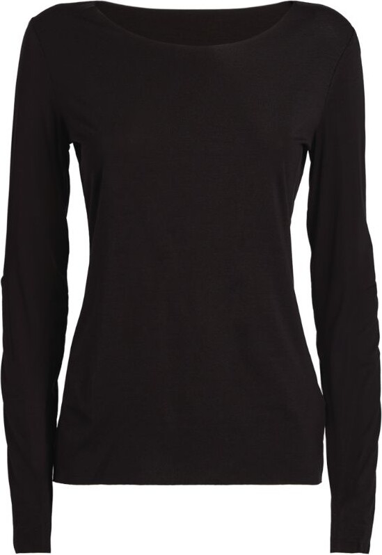 Wolford Aurora Pure Long-Sleeved T-Shirt - ShopStyle Tops