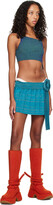 Thumbnail for your product : Isa Boulder SSENSE Exclusive Blue Parallel Tank Top