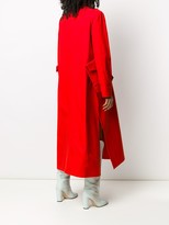 Thumbnail for your product : Maison Rabih Kayrouz Double Breasted Side Slit Trench