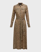 Thumbnail for your product : Golden Goose Leopard-Print Fil Coupe Shirtdress