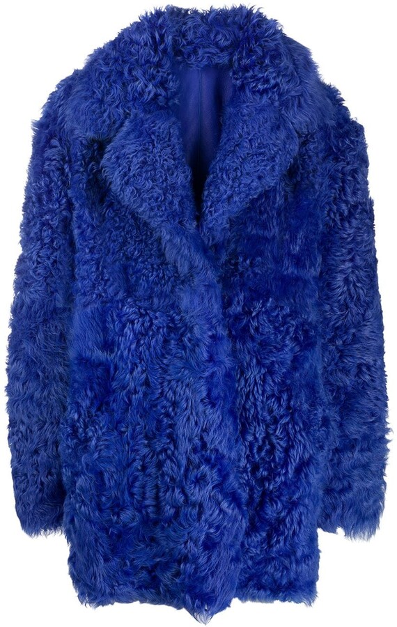 OffWhite Shearling Textured Coat ShopStyle